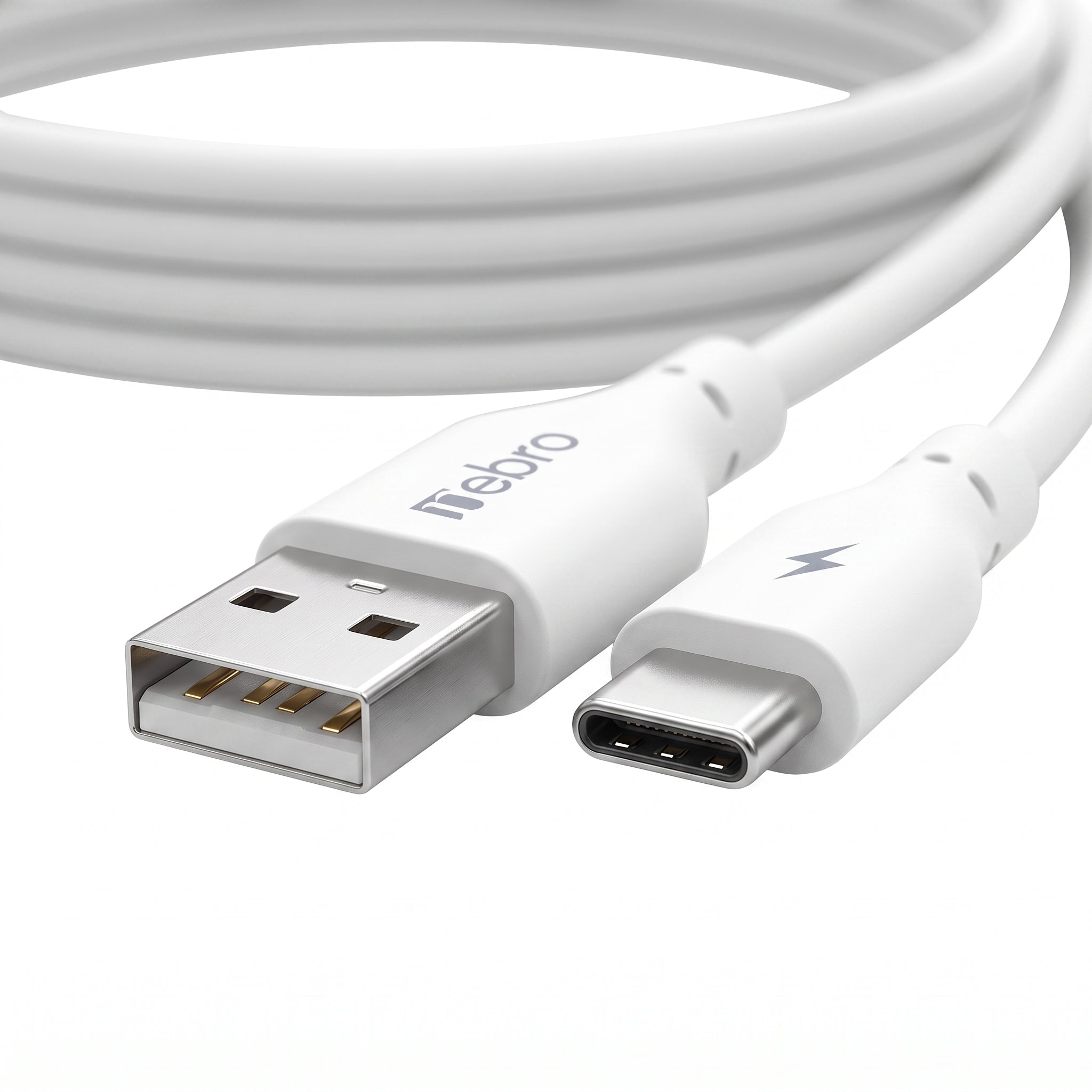 Cable Tipo-C Carga Rápida 3.0A Nebro WD-25T - 2 Metros